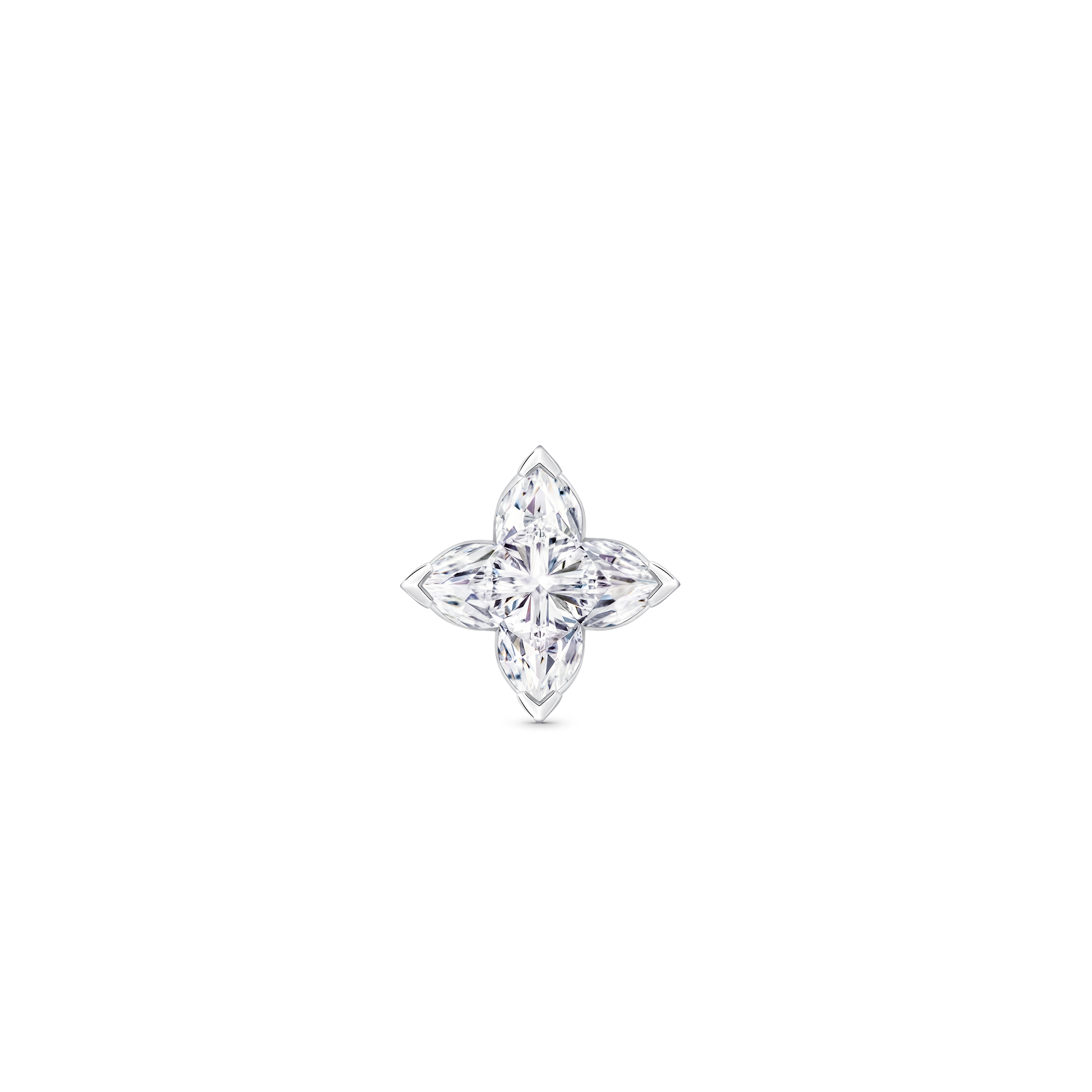 LOUIS VUITTON LV DIAMONDS STUD, LV MONOGRAM STAR CUT - PER UNIT Q06418
